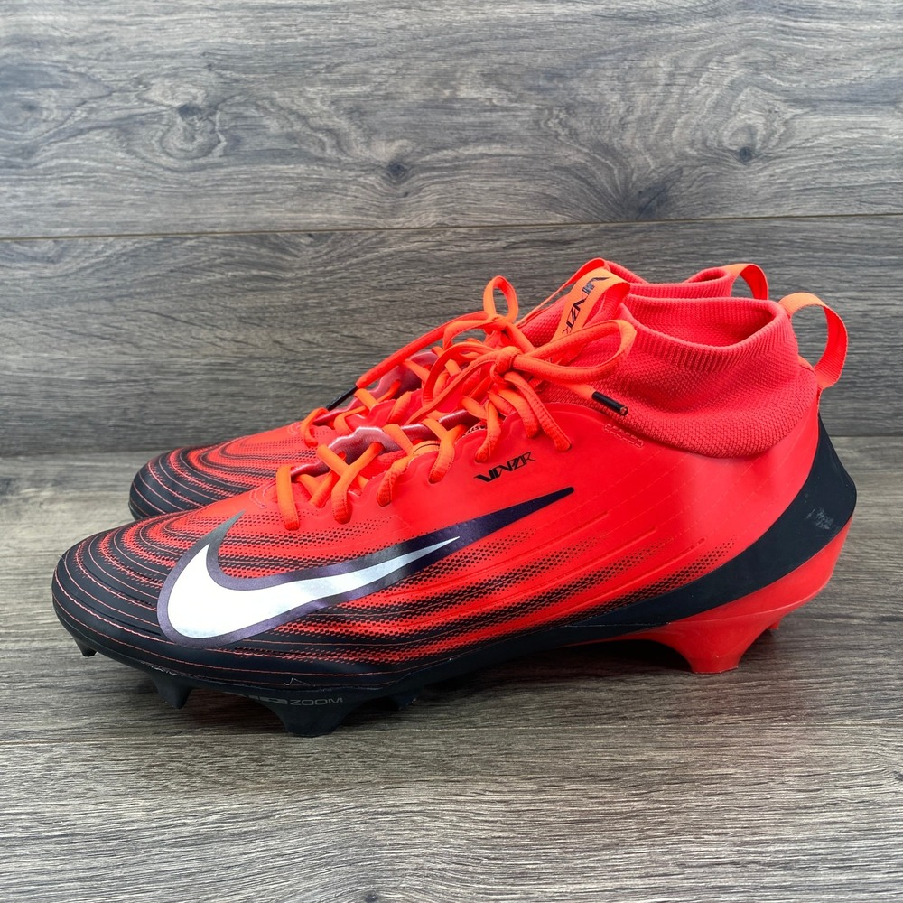 Nike Air Zoom Vapor Pro 1 Mens Football Cleats Crimson Black AF9409 13